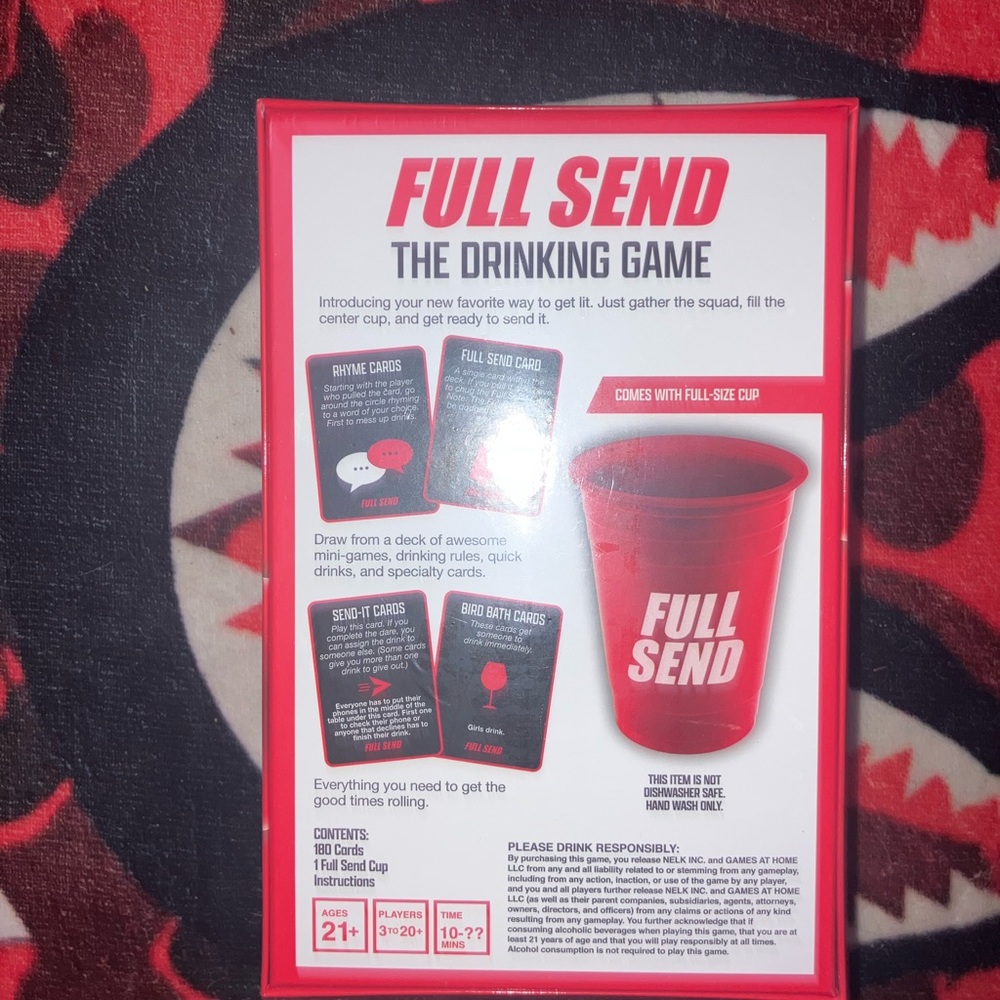 Full send drinking game - Picture 3 of 5
